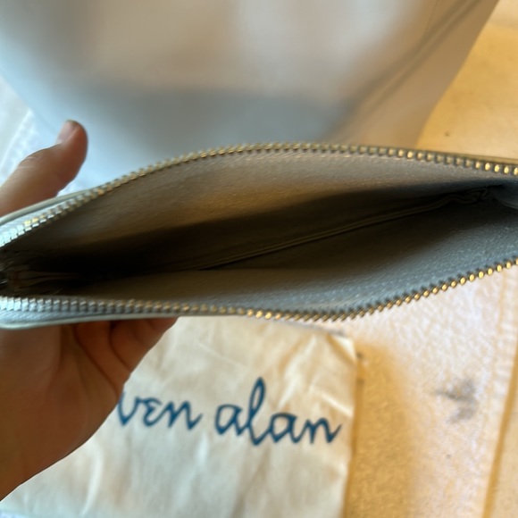 Steven Alan Large Grey Tote Bag with Wristlet & Dustbag - Picture 11 of 15